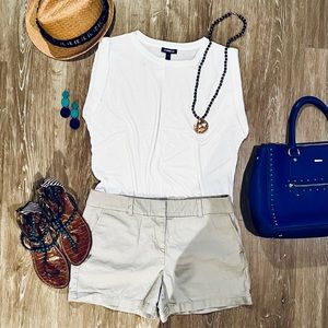 Loft chino shorts size 10